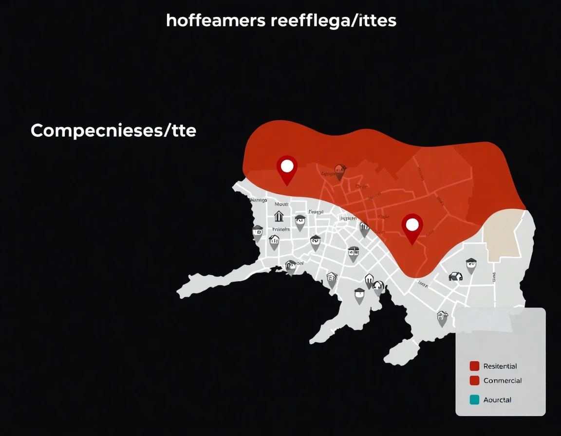 Roofing Service Areas Map